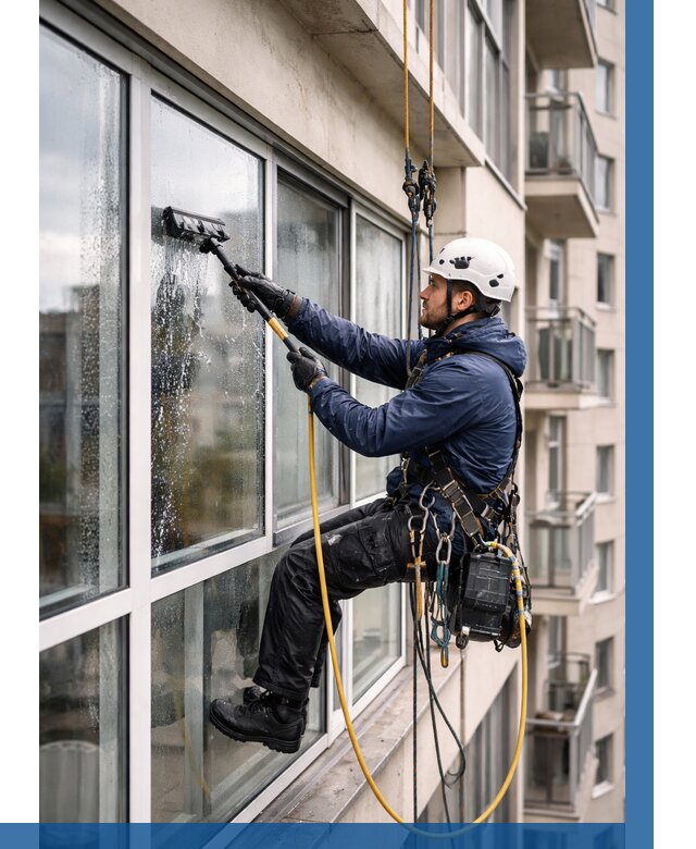 Мойка балконного остекления в Александрове от 3749 р. | ВЫСОТНИК-Лкн