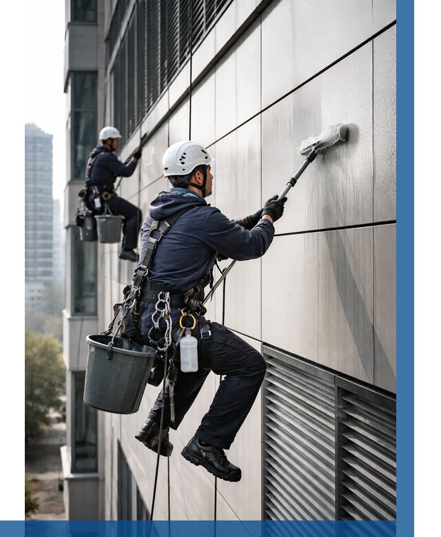 Мойка вентилируемого фасада в Александрове от 268 р. | ВЫСОТНИК-Лкн