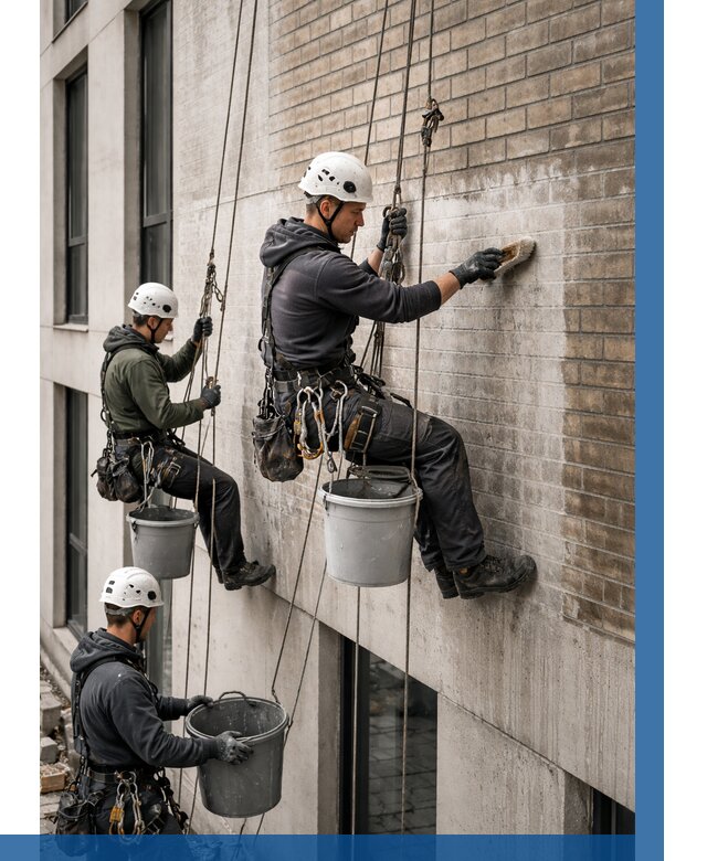 Удаление высолов с фасада в Александрове от 268 р. | ВЫСОТНИК-Лкн