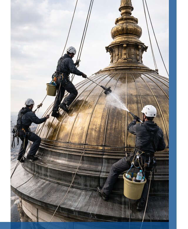Мойка куполов и шпилей в Александрове от 8569 р. - заказать | ВЫСОТНИК-Лкн