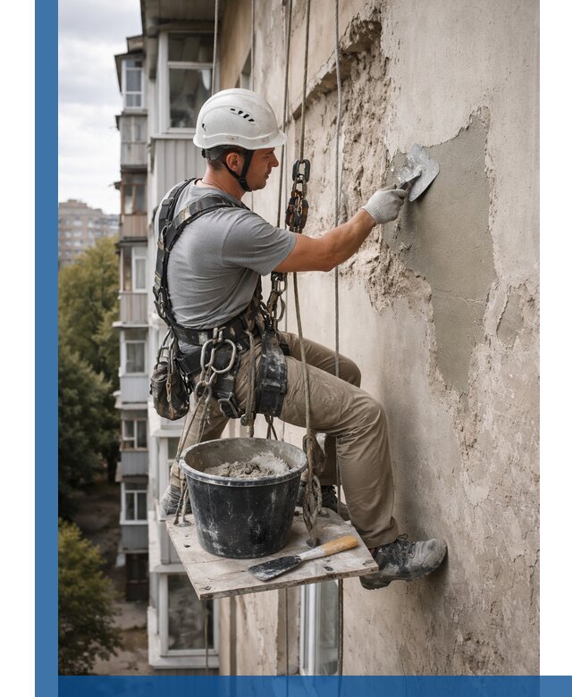 Восстановление фасадной штукатурки в Александрове с гарантией качества