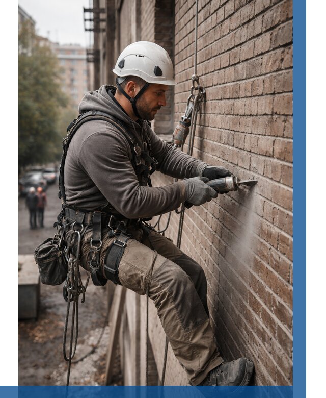 Расшивка кирпичных швов в Александрове от 643 р. | ВЫСОТНИК-Лкн