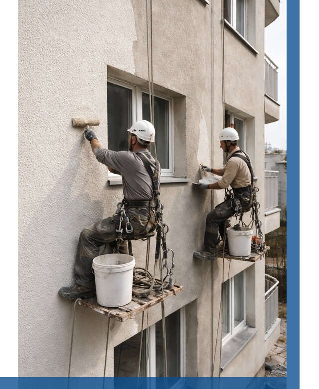 Нанесение короеда на фасад в Александрове от 482 р. | ВЫСОТНИК-Лкн