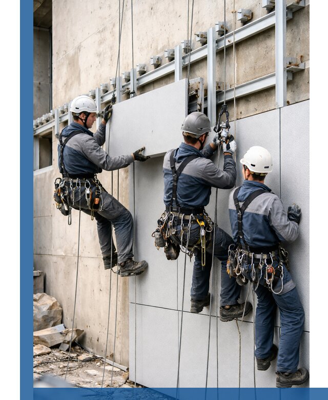 Монтаж вентилируемого фасада в Александрове под ключ с гарантией качества