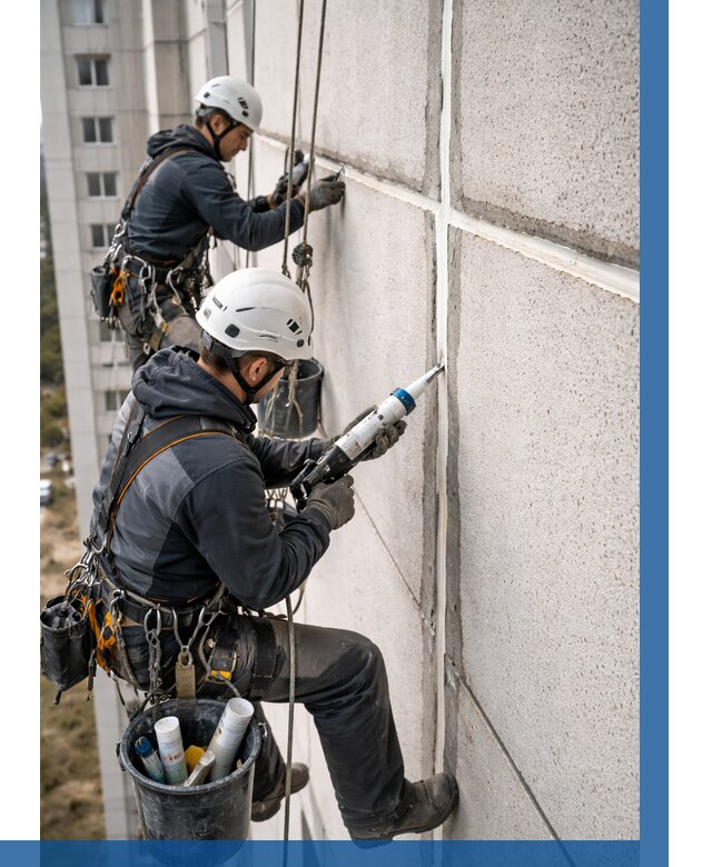 Герметизация межпанельных швов в Александрове от 750 р. | ВЫСОТНИК-Лкн