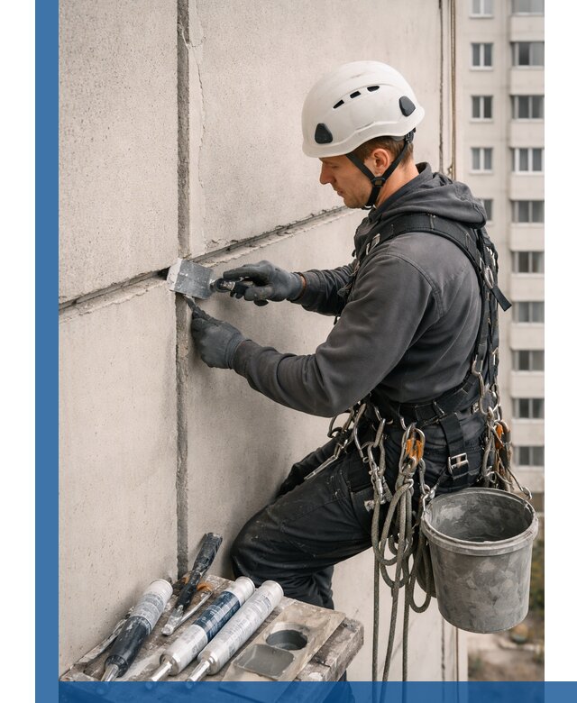 Ремонт межпанельных швов в Александрове герметизация и восстановление