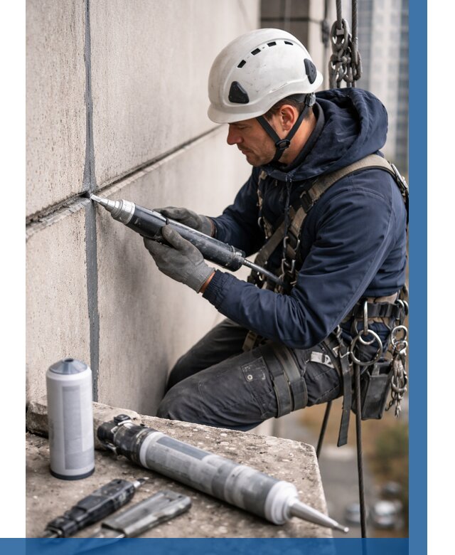 Вторичная герметизация швов в Александрове от 482 р. | ВЫСОТНИК-Лкн