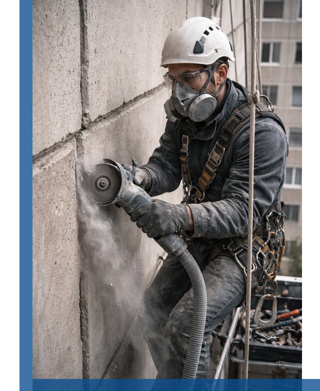 Штробление межпанельных швов в Александрове качественно и быстро