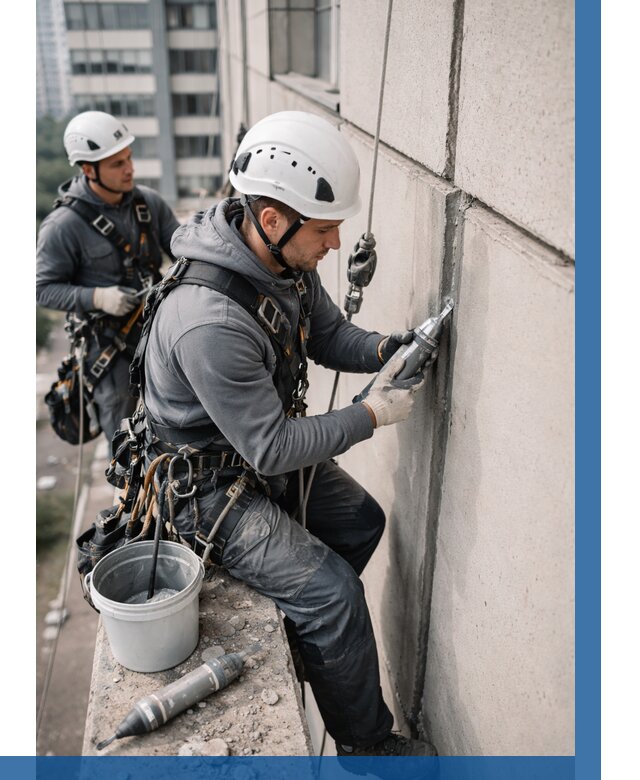 Ремонт деформационных швов здания в Александрове от 1071 р. | ВЫСОТНИК-Лкн