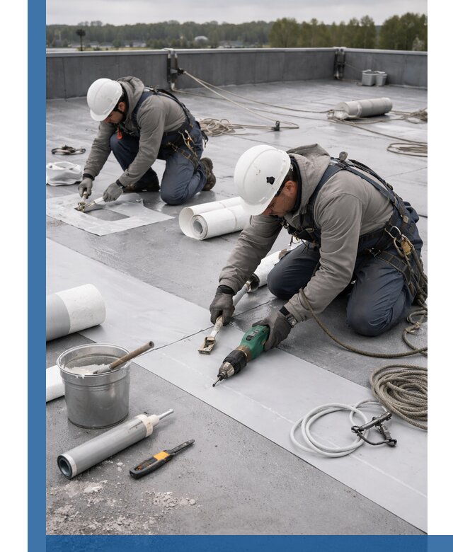 Ремонт мембранной кровли в Александрове качественно и с гарантией