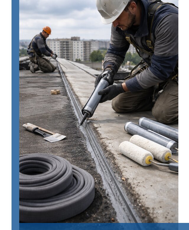 Герметизация швов кровли в Александрове с гарантией герметичности