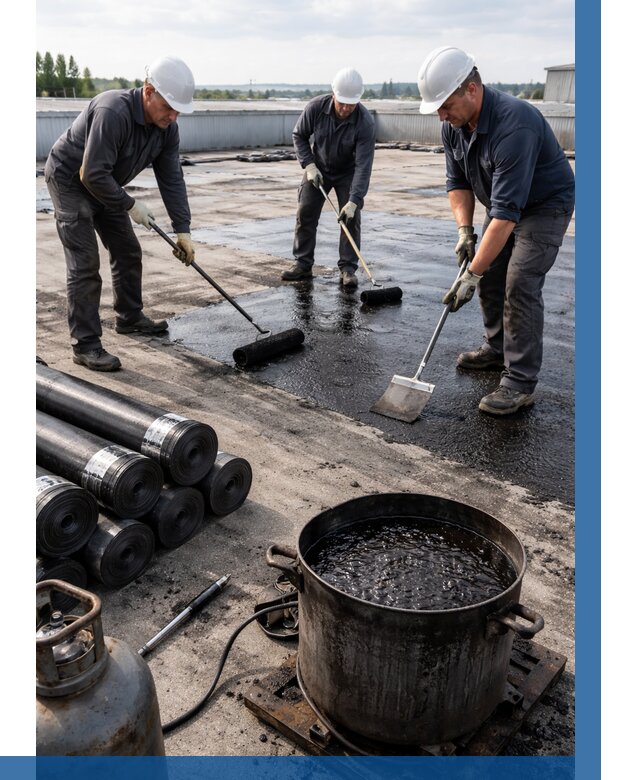 Гидроизоляция кровли мастикой в Александрове от 643 р. | ВЫСОТНИК-Лкн