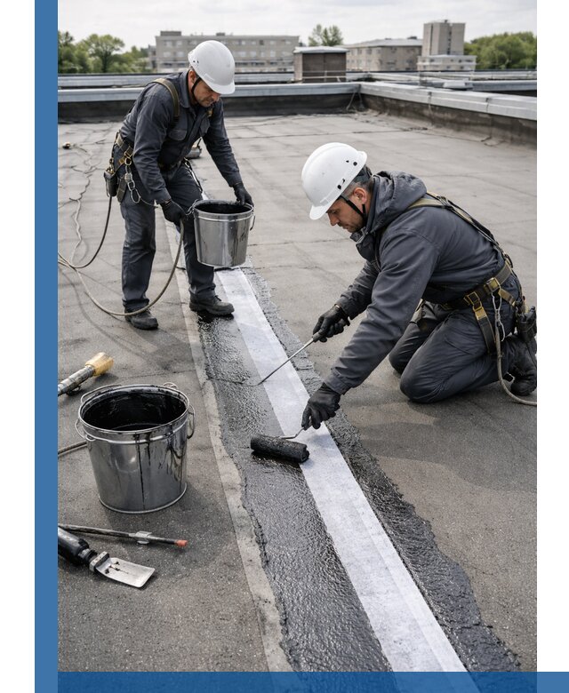 Гидроизоляция кровли мастикой в Александрове надежная защита