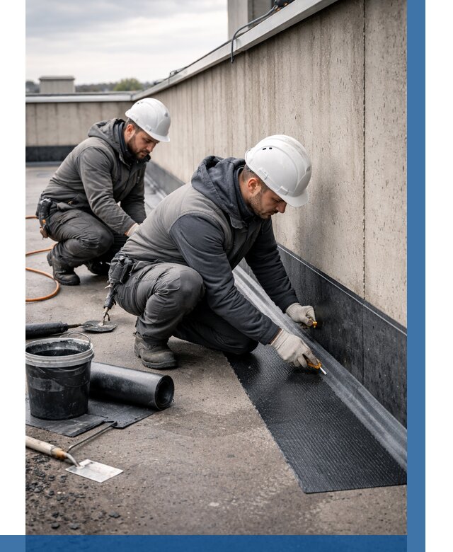 Гидроизоляция примыканий на кровле в Александрове от 964 р. | ВЫСОТНИК-Лкн