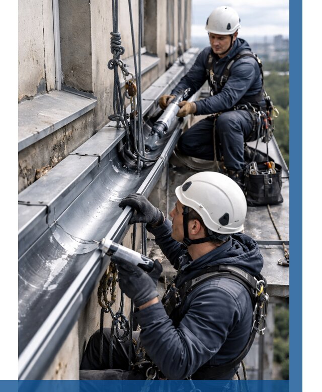 Ремонт водосточных желобов в Александрове от 6962 р. | ВЫСОТНИК-Лкн