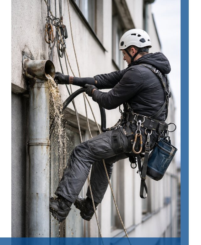 Прочистка водосточных труб в Александрове от 3749 р. | ВЫСОТНИК-Лкн