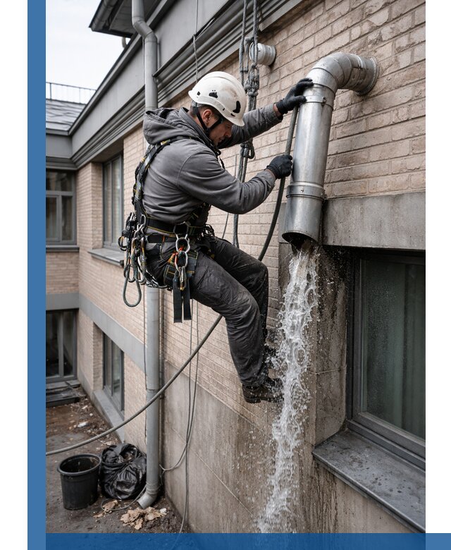 Профессиональная прочистка водосточных труб в Александрове с гарантией