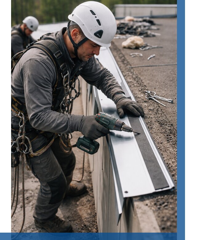 Монтаж капельника на кровле в Александрове от 321 р. | ВЫСОТНИК-Лкн