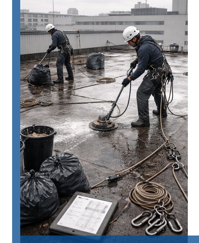 Плановая очистка кровли по графику в Александрове для безопасности