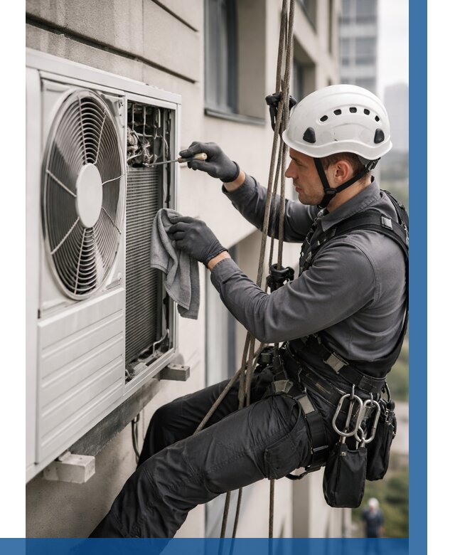 Обслуживание внешнего блока кондиционера в Александрове от 2892 р.ВЫСОТНИК-Лкн