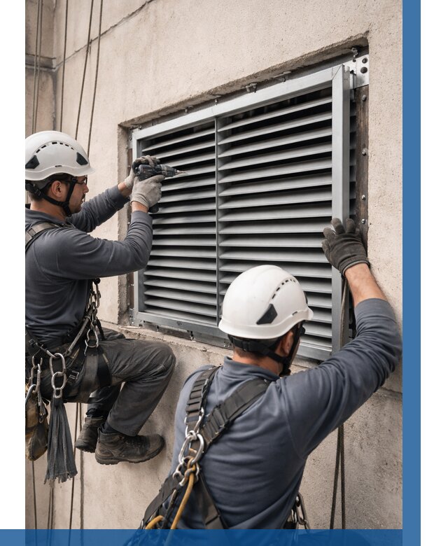 Монтаж вентиляционных решеток в Александрове от 4820 р. | ВЫСОТНИК-Лкн