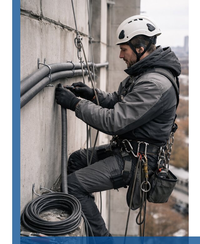 Профессиональный монтаж гофры для кабеля в Александрове с гарантией