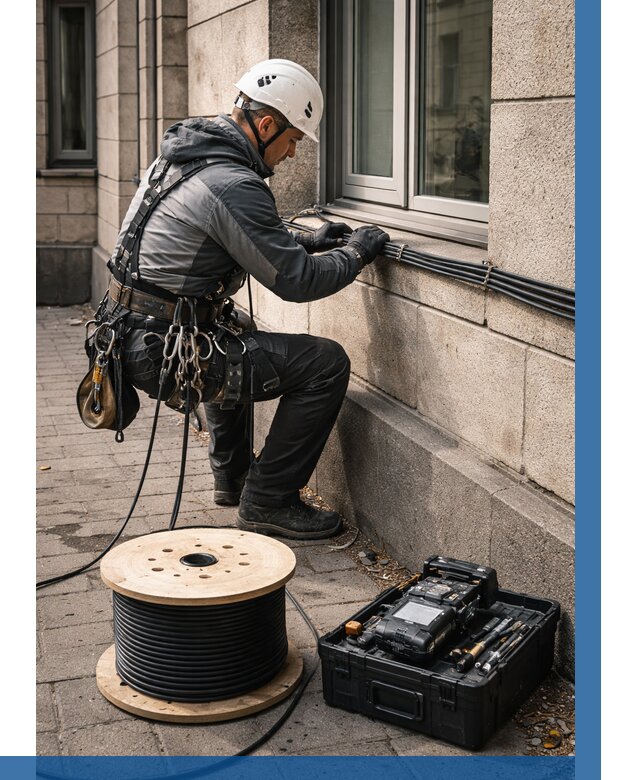 Прокладка оптоволоконного кабеля в Александрове от 857 р. | ВЫСОТНИК-Лкн