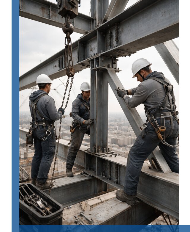 Профессиональный монтаж металлоконструкций на высоте в Александрове