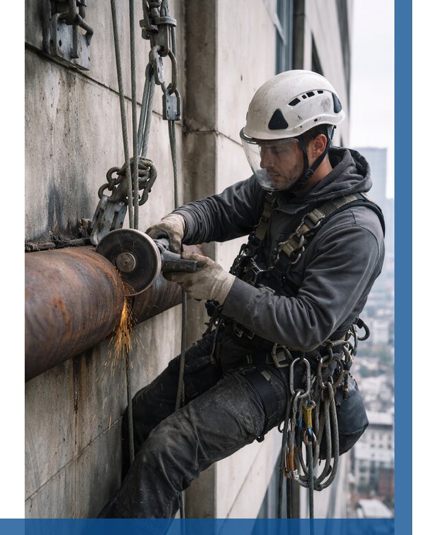 Резка металла на высоте в Александрове по цене от 4820 р. | ВЫСОТНИК-Лкн