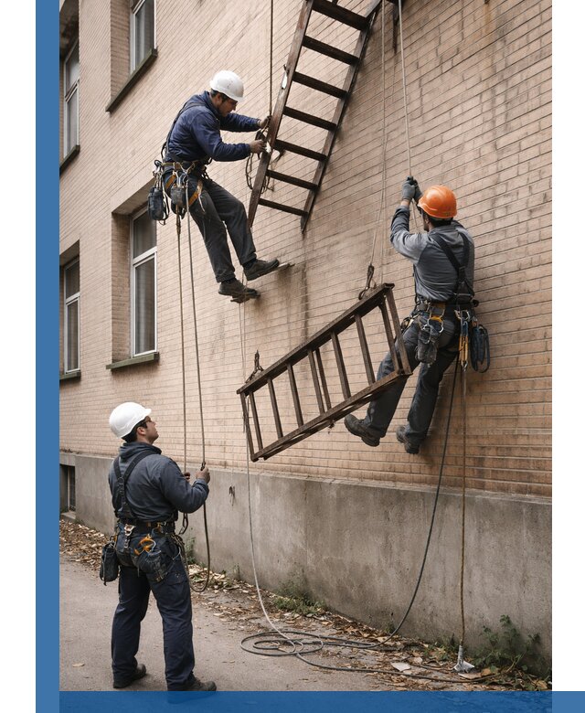 Демонтаж пожарной лестницы в Александрове быстро и безопасно