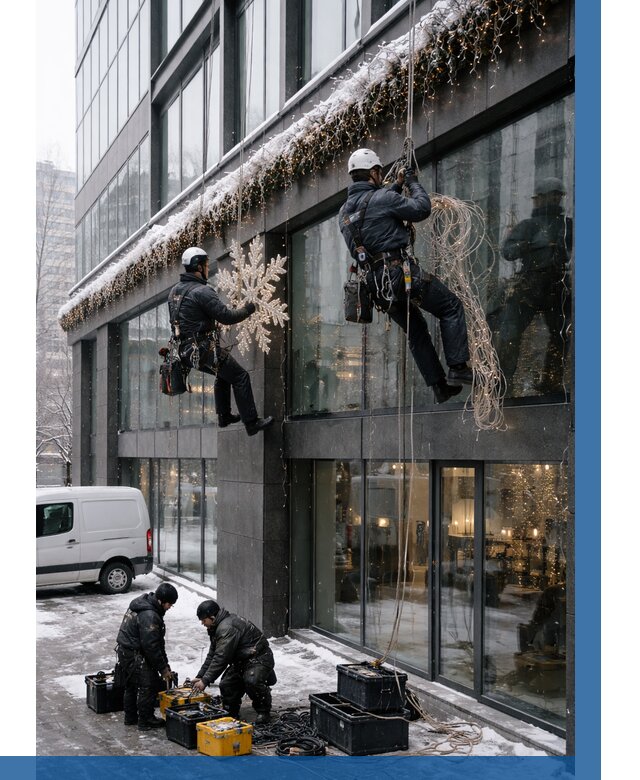 Демонтаж новогоднего оформления в Александрове от 5891 р. | ВЫСОТНИК-Лкн