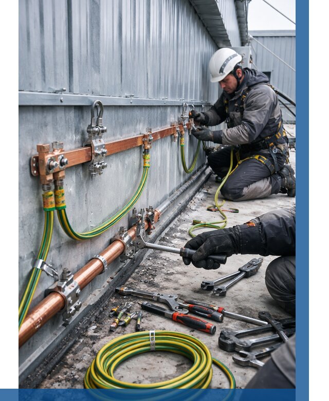 Монтаж заземления здания в Александрове от 26778 р. | ВЫСОТНИК-Лкн