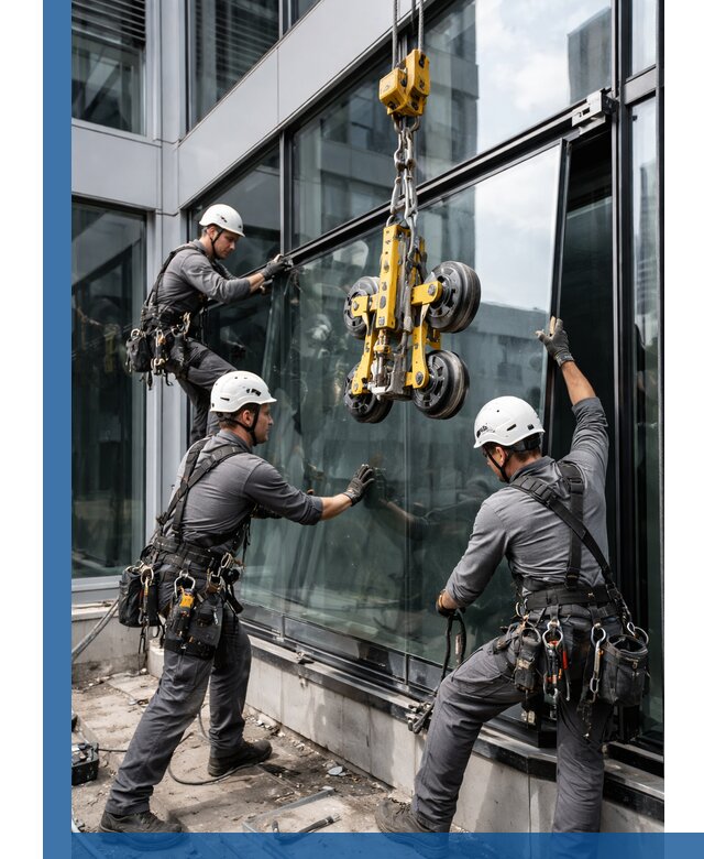 Структурное остекление фасадов в Александрове монтаж и обслуживание