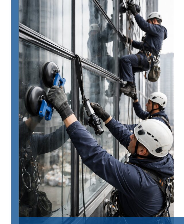 Радиусное остекление фасадов под ключ в Александрове с гарантиями