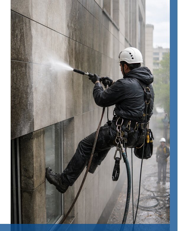 Гидроструйная очистка поверхностей в Александрове от 910 р. | ВЫСОТНИК-Лкн