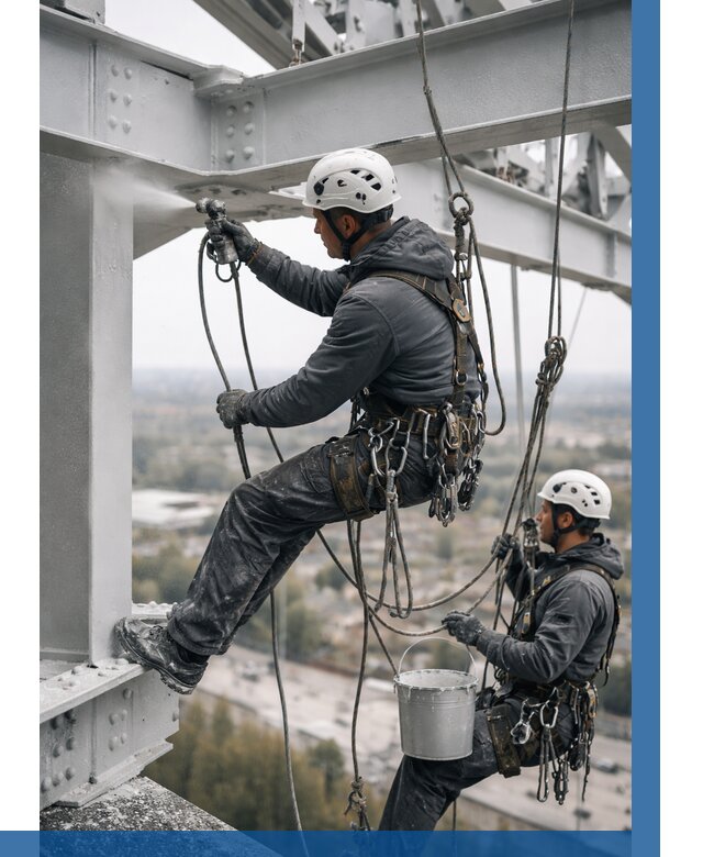 Покраска металлоконструкций на высоте в Александрове 375 р |ВЫСОТНИК-Лкн