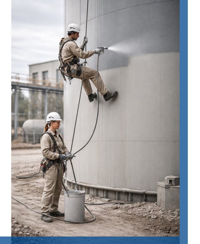 Покраска резервуаров в Александрове от 1285 р. | ВЫСОТНИК-Лкн — заказать