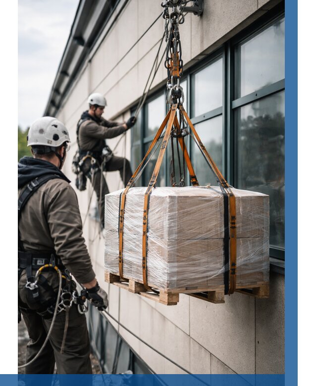 Подъем груза на высоту в Александрове от 3213 р. | ВЫСОТНИК-Лкн