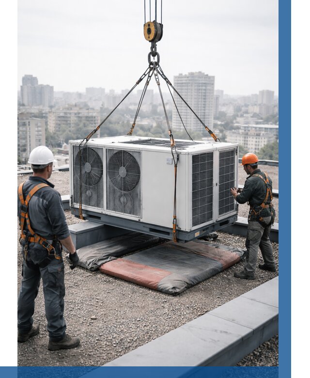 Подъем груза на крышу в Александрове от 5356 р. | ВЫСОТНИК-Лкн заказать