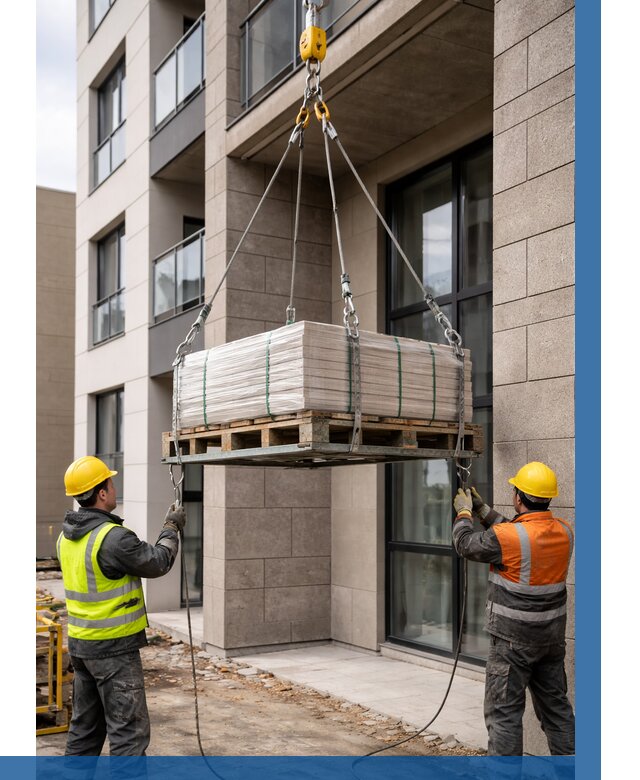 Подъем керамогранита на этаж в Александрове от 3749 р. | ВЫСОТНИК-Лкн