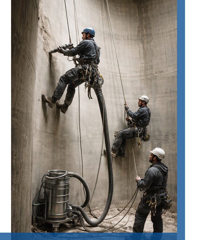 Зачистка силосов в Александрове от 4820 р. Договор и смета ВЫСОТНИК-Лкн