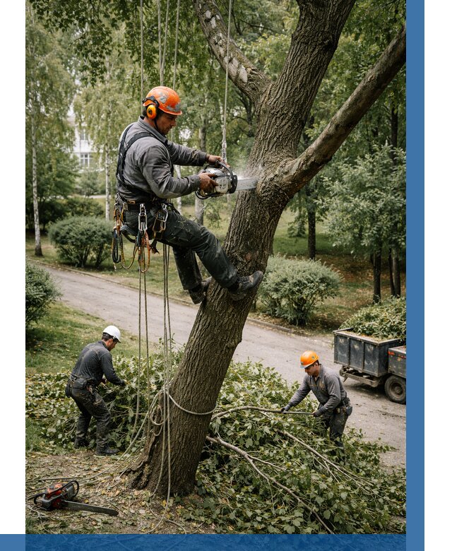 Кронирование деревьев в Александрове от 6962 р. | ВЫСОТНИК-Лкн