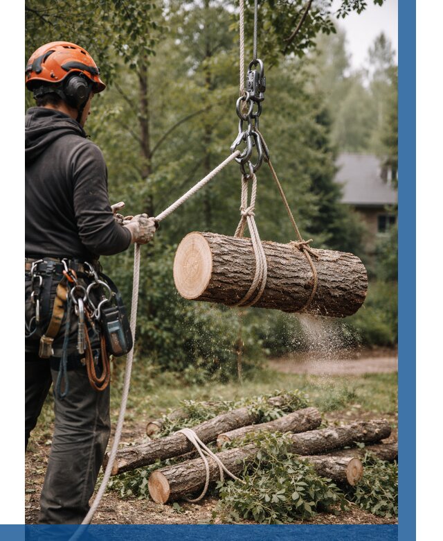 Валка деревьев частями в Александрове от 8033 р. | ВЫСОТНИК-Лкн