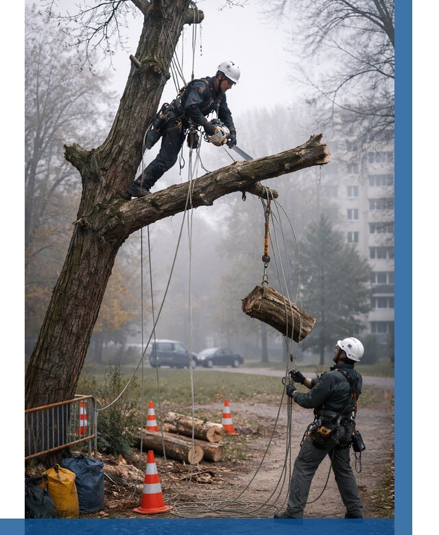 Удаление аварийных деревьев в Александрове от 16067 р. | ВЫСОТНИК-Лкн