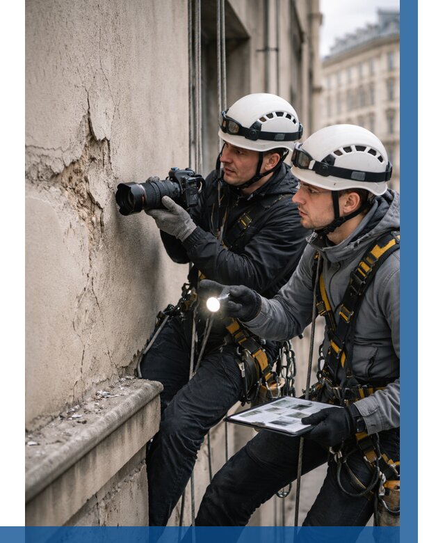 Фотофиксация дефектов фасада в Александрове от 4820 р. | ВЫСОТНИК-Лкн