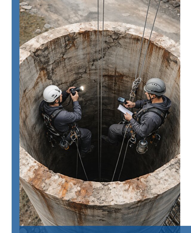 Обследование дымовой трубы: диагностика и оценка состояния в Александрове
