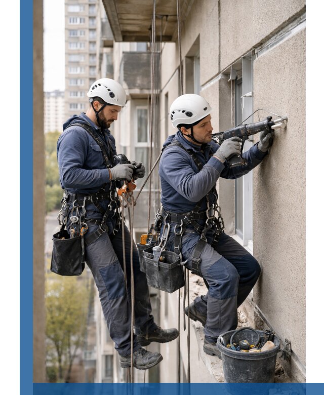 Промышленные альпинисты высотные работы и монтаж в Александрове